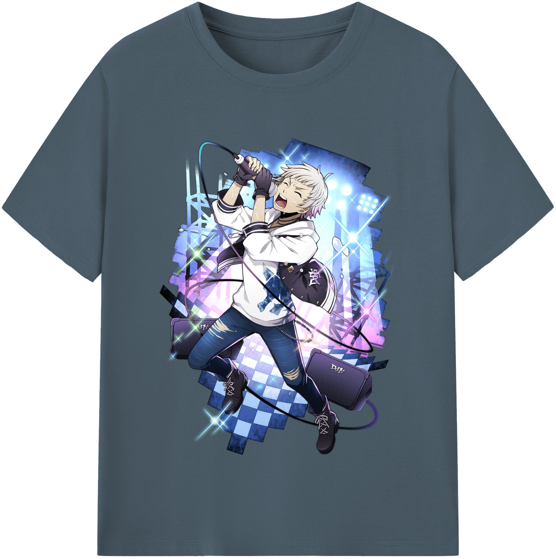 （画像用） 文豪ストレイドッグス Bungo Stray Dogs 綿100％半袖Tシャツ（フロントプリント）